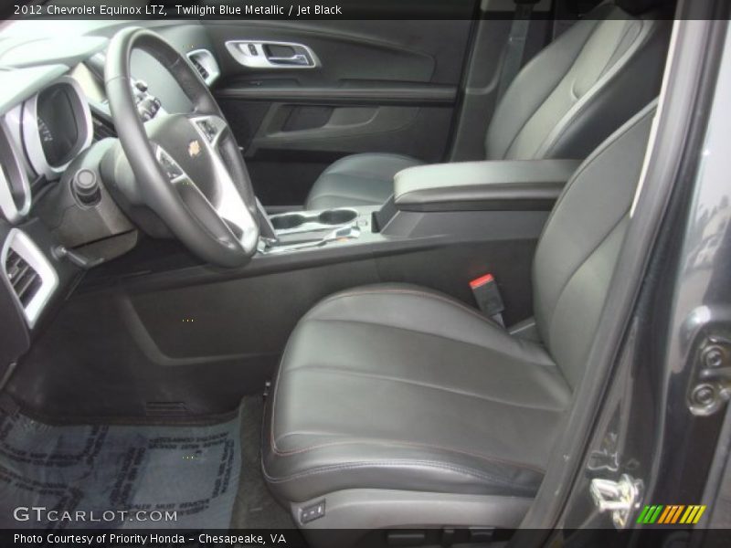 Twilight Blue Metallic / Jet Black 2012 Chevrolet Equinox LTZ