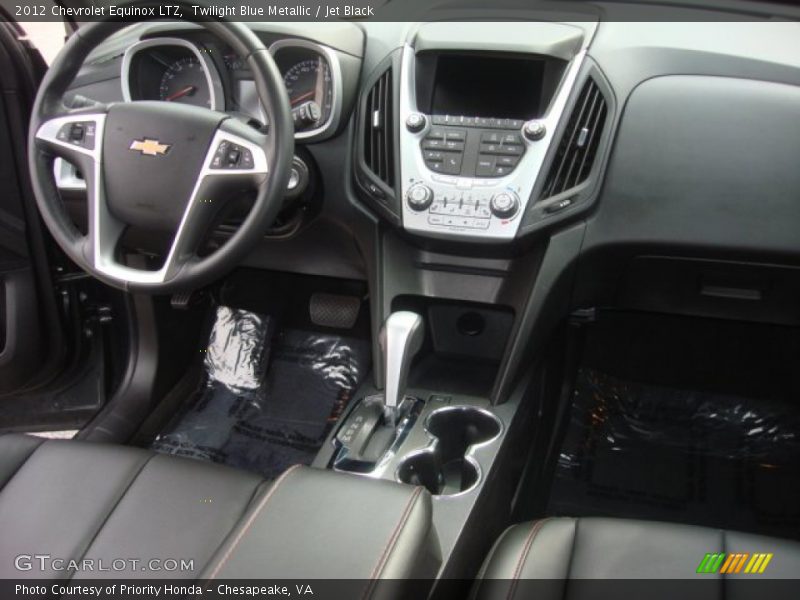 Twilight Blue Metallic / Jet Black 2012 Chevrolet Equinox LTZ