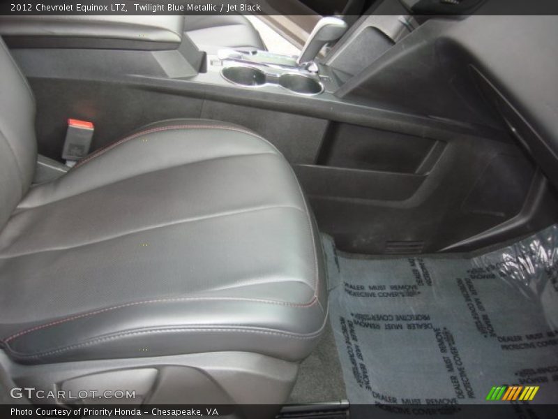 Twilight Blue Metallic / Jet Black 2012 Chevrolet Equinox LTZ