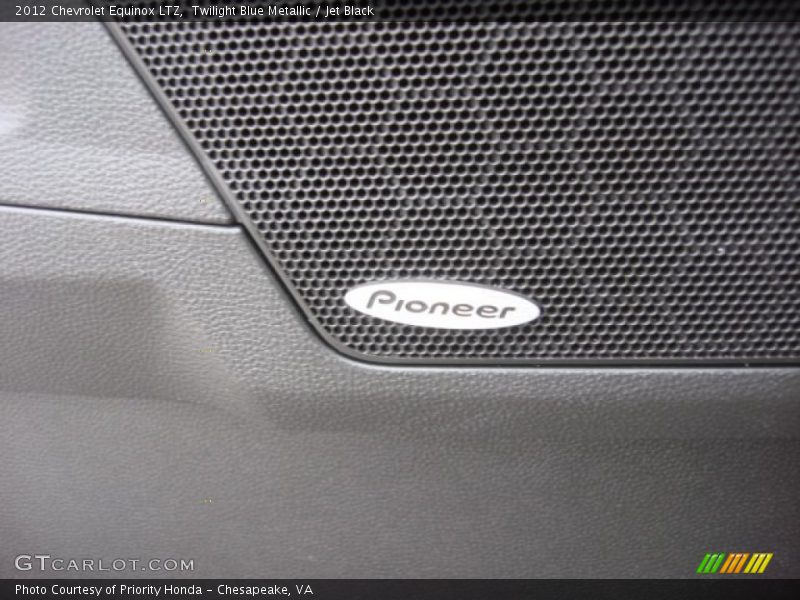 Twilight Blue Metallic / Jet Black 2012 Chevrolet Equinox LTZ