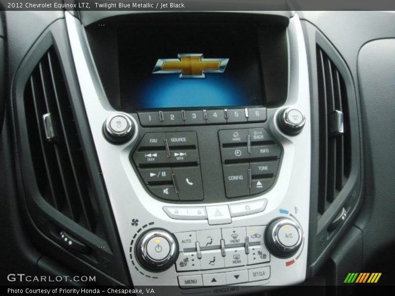 Twilight Blue Metallic / Jet Black 2012 Chevrolet Equinox LTZ