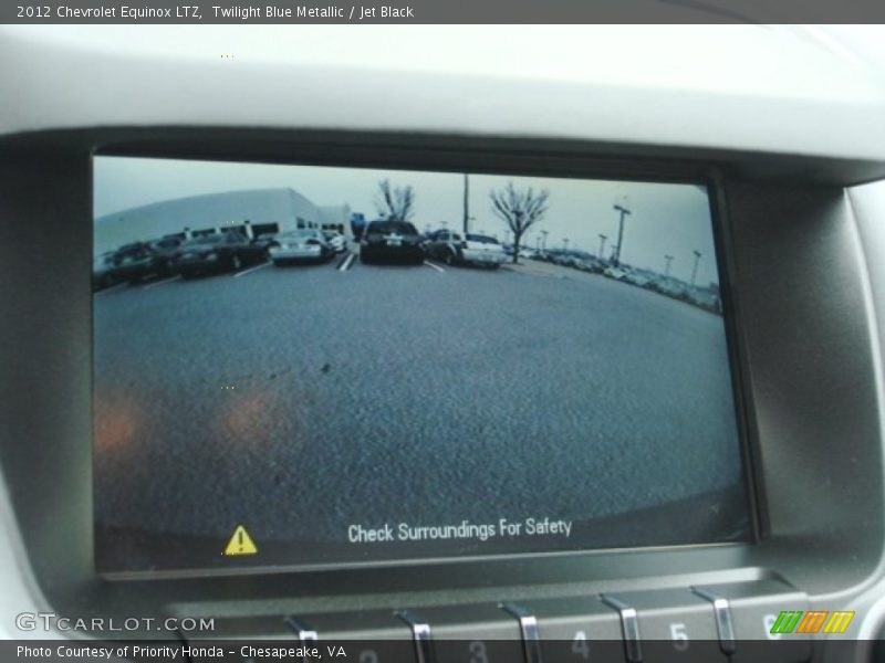 Twilight Blue Metallic / Jet Black 2012 Chevrolet Equinox LTZ