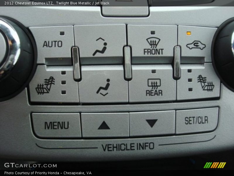 Twilight Blue Metallic / Jet Black 2012 Chevrolet Equinox LTZ