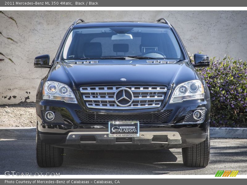 Black / Black 2011 Mercedes-Benz ML 350 4Matic