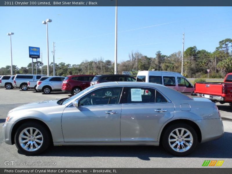 Billet Silver Metallic / Black 2011 Chrysler 300 Limited