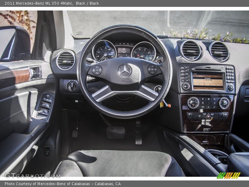 Black / Black 2011 Mercedes-Benz ML 350 4Matic