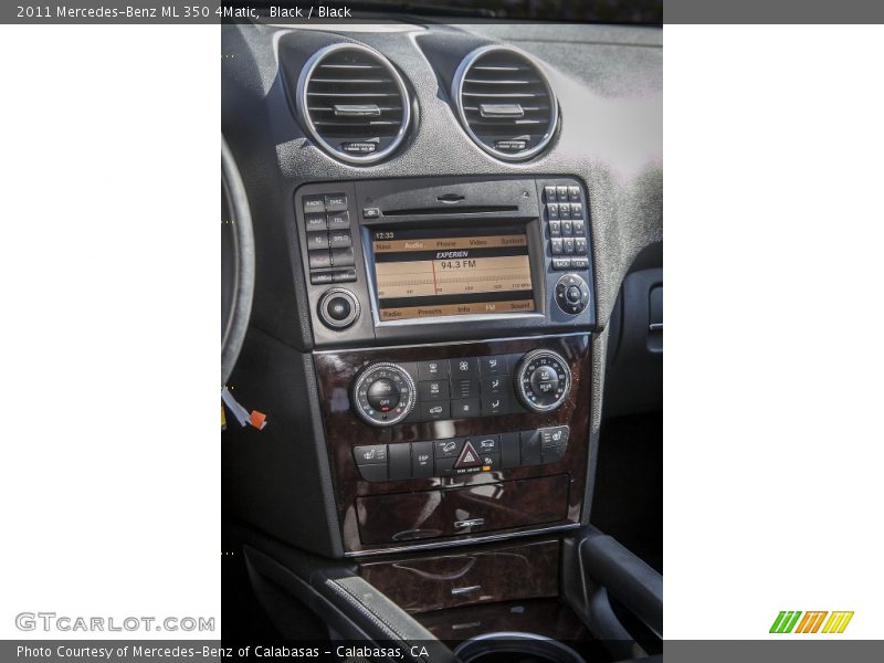 Black / Black 2011 Mercedes-Benz ML 350 4Matic