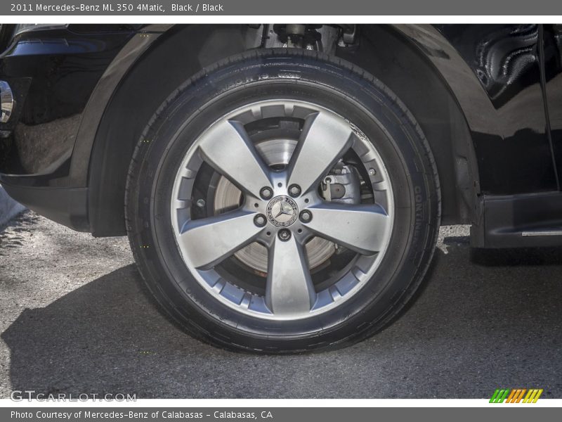 Black / Black 2011 Mercedes-Benz ML 350 4Matic