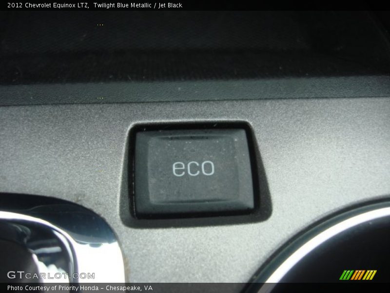 Twilight Blue Metallic / Jet Black 2012 Chevrolet Equinox LTZ