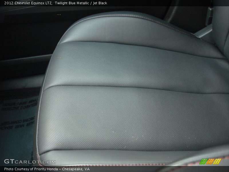 Twilight Blue Metallic / Jet Black 2012 Chevrolet Equinox LTZ