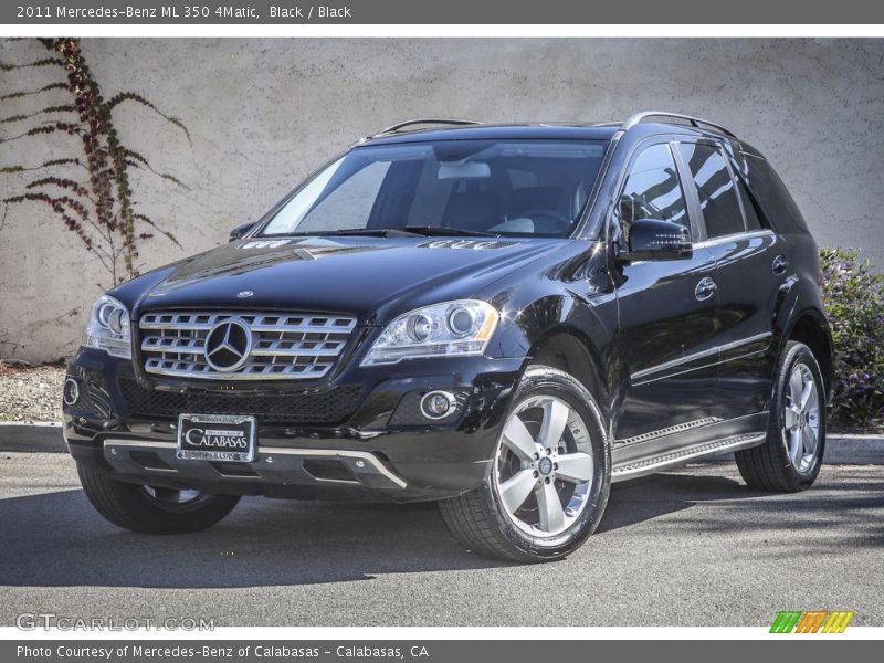Black / Black 2011 Mercedes-Benz ML 350 4Matic