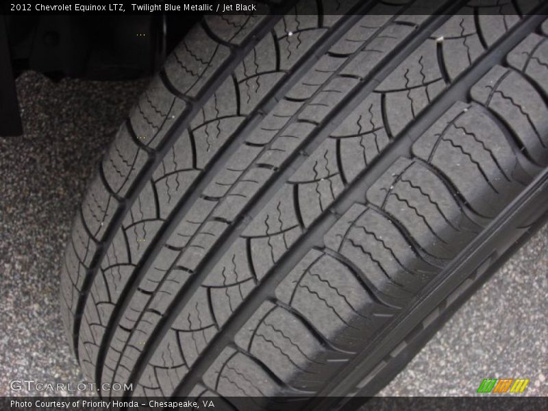 Twilight Blue Metallic / Jet Black 2012 Chevrolet Equinox LTZ