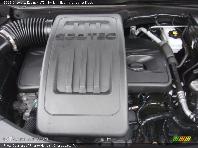 Twilight Blue Metallic / Jet Black 2012 Chevrolet Equinox LTZ