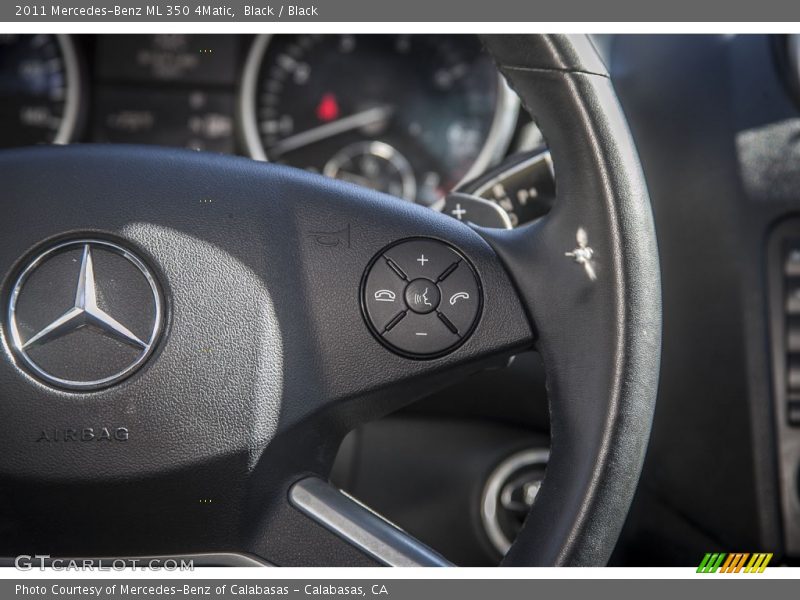 Black / Black 2011 Mercedes-Benz ML 350 4Matic
