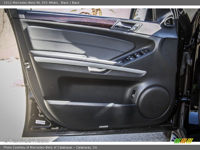 Black / Black 2011 Mercedes-Benz ML 350 4Matic