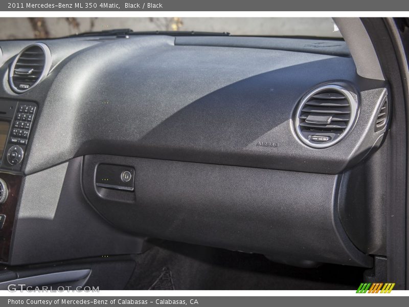 Black / Black 2011 Mercedes-Benz ML 350 4Matic