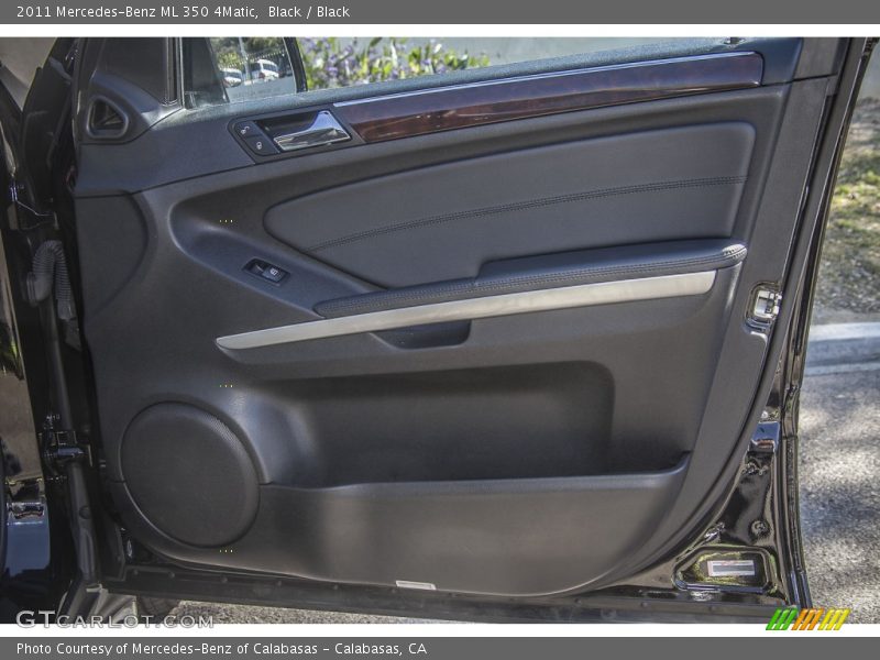 Black / Black 2011 Mercedes-Benz ML 350 4Matic