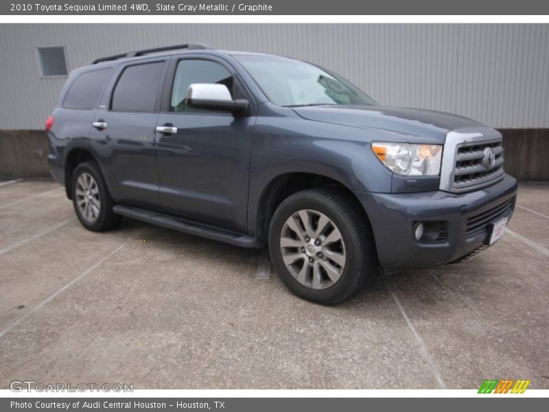 Slate Gray Metallic / Graphite 2010 Toyota Sequoia Limited 4WD