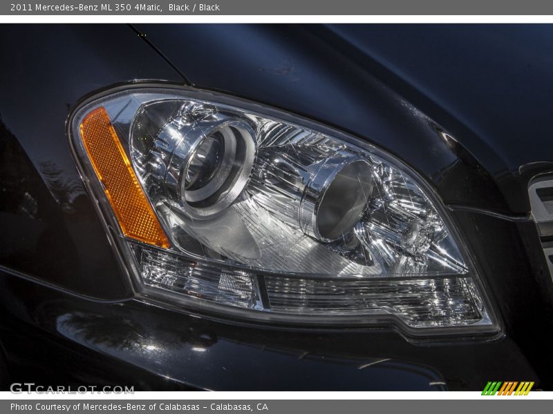 Black / Black 2011 Mercedes-Benz ML 350 4Matic