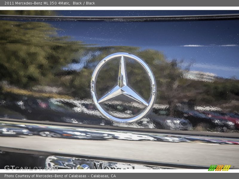 Black / Black 2011 Mercedes-Benz ML 350 4Matic
