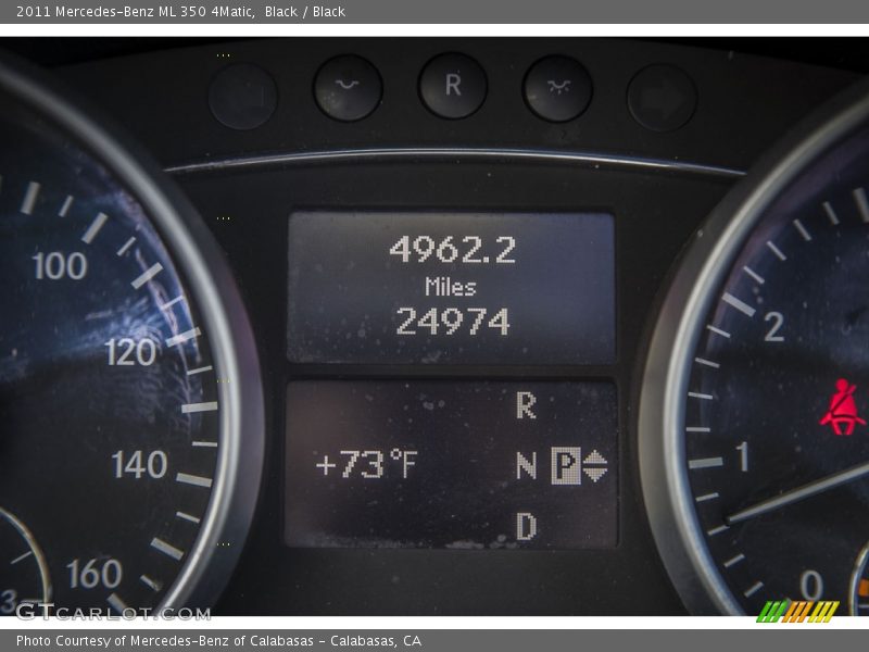 Black / Black 2011 Mercedes-Benz ML 350 4Matic