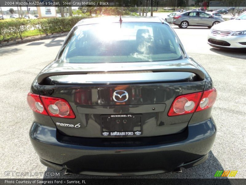 Steel Gray Metallic / Black 2004 Mazda MAZDA6 s Sedan