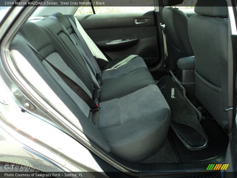Steel Gray Metallic / Black 2004 Mazda MAZDA6 s Sedan