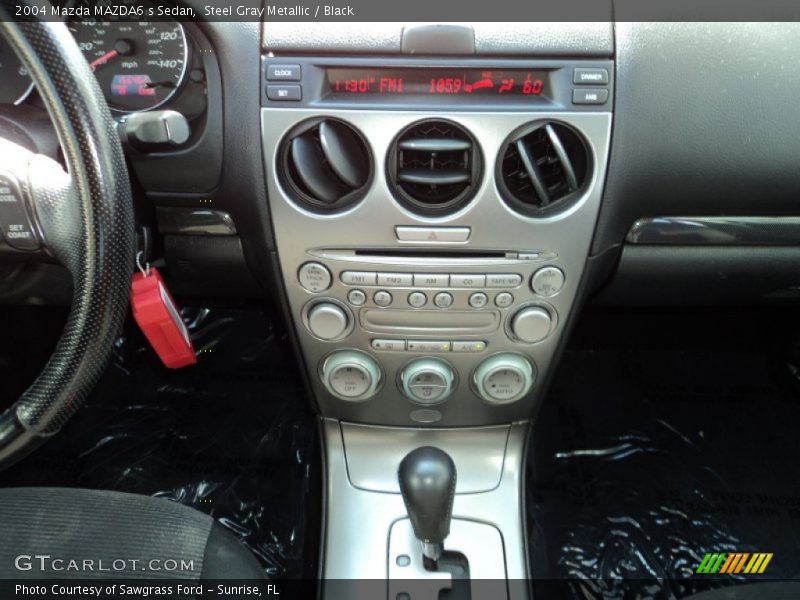 Steel Gray Metallic / Black 2004 Mazda MAZDA6 s Sedan