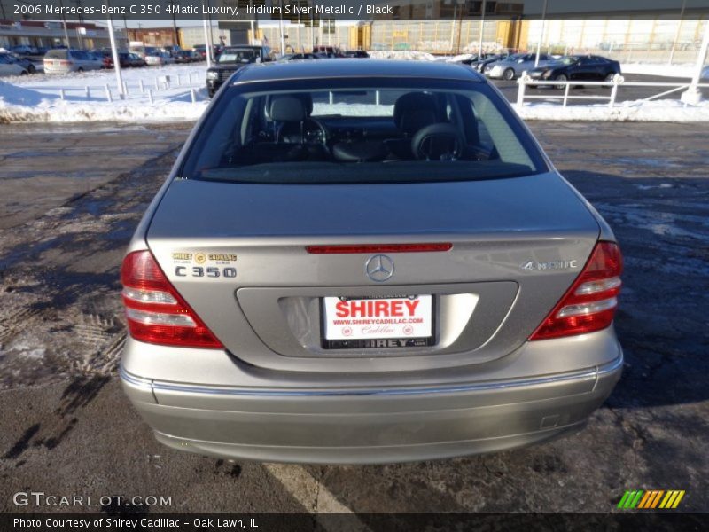 Iridium Silver Metallic / Black 2006 Mercedes-Benz C 350 4Matic Luxury