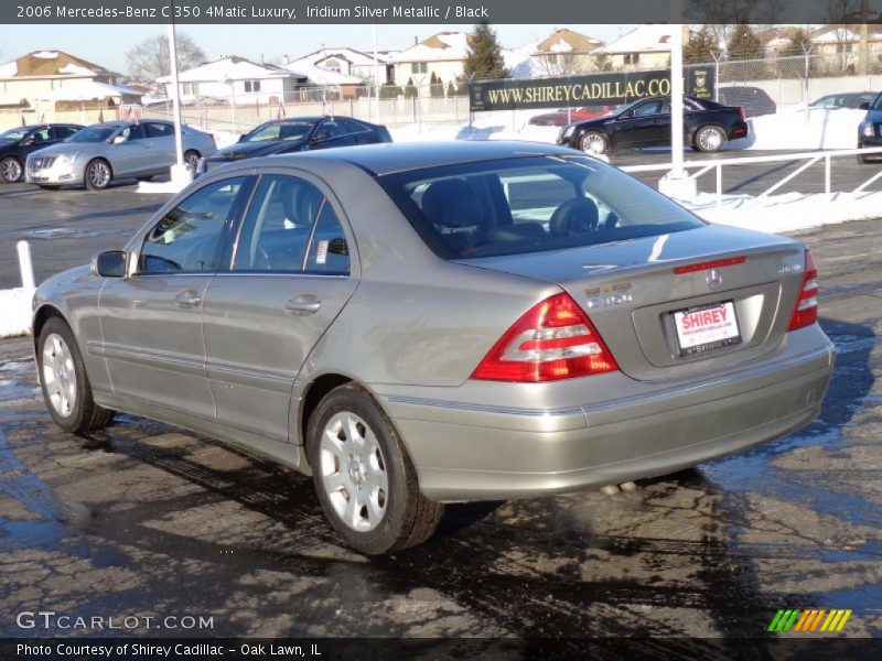 Iridium Silver Metallic / Black 2006 Mercedes-Benz C 350 4Matic Luxury