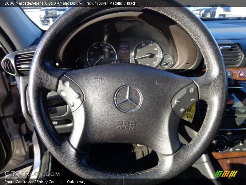 Iridium Silver Metallic / Black 2006 Mercedes-Benz C 350 4Matic Luxury