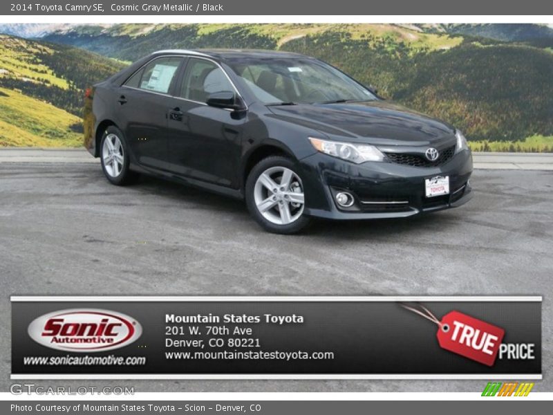 Cosmic Gray Metallic / Black 2014 Toyota Camry SE