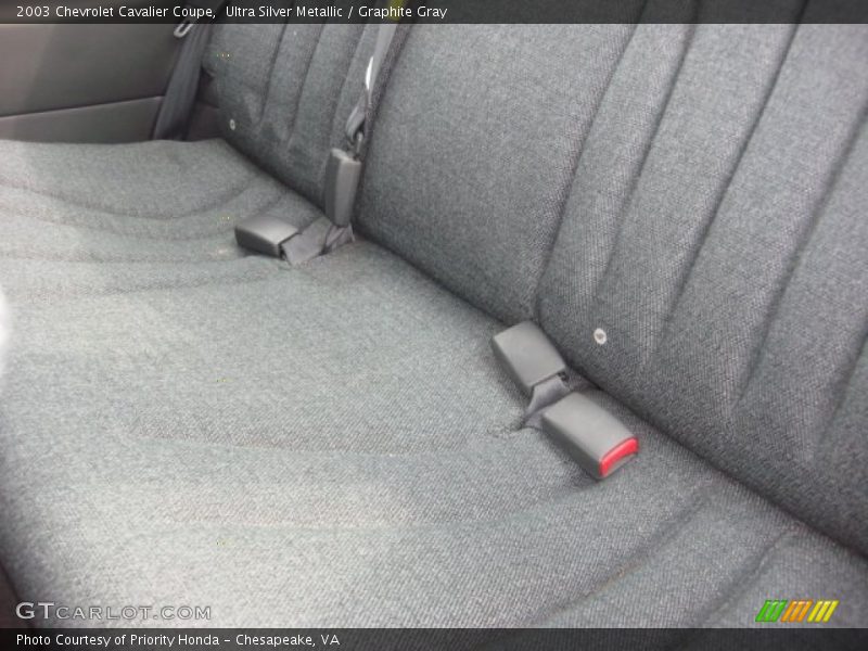 Ultra Silver Metallic / Graphite Gray 2003 Chevrolet Cavalier Coupe