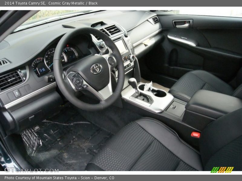 Cosmic Gray Metallic / Black 2014 Toyota Camry SE