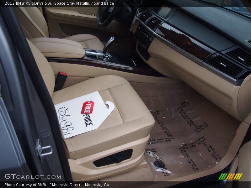 Space Gray Metallic / Sand Beige 2013 BMW X5 xDrive 50i