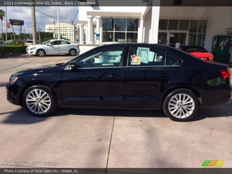 Black / Titan Black 2011 Volkswagen Jetta SEL Sedan
