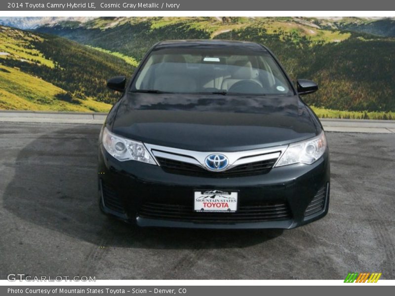 Cosmic Gray Metallic / Ivory 2014 Toyota Camry Hybrid LE