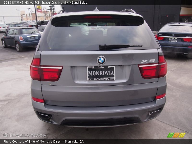 Space Gray Metallic / Sand Beige 2013 BMW X5 xDrive 50i