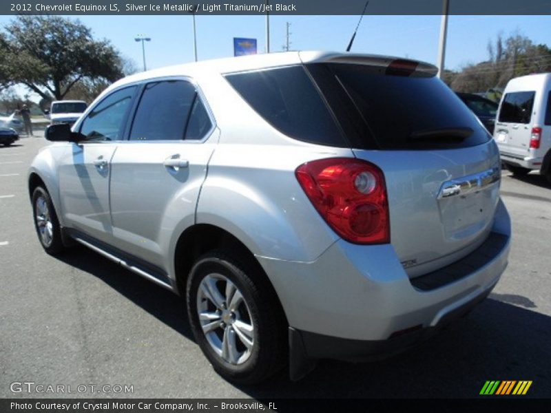 Silver Ice Metallic / Light Titanium/Jet Black 2012 Chevrolet Equinox LS