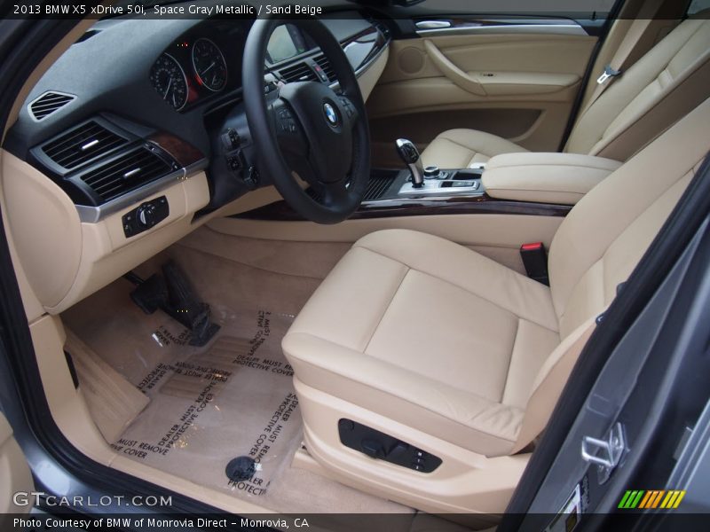 Space Gray Metallic / Sand Beige 2013 BMW X5 xDrive 50i