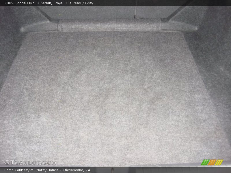 Royal Blue Pearl / Gray 2009 Honda Civic EX Sedan