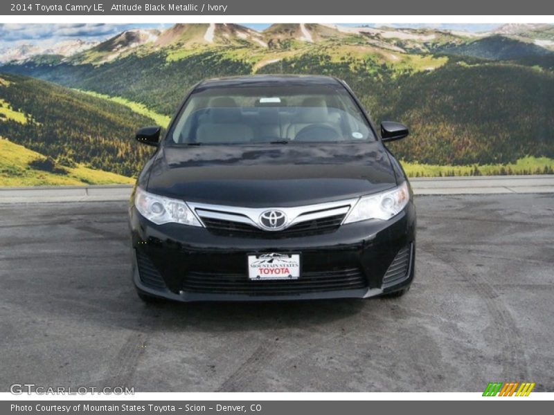 Attitude Black Metallic / Ivory 2014 Toyota Camry LE