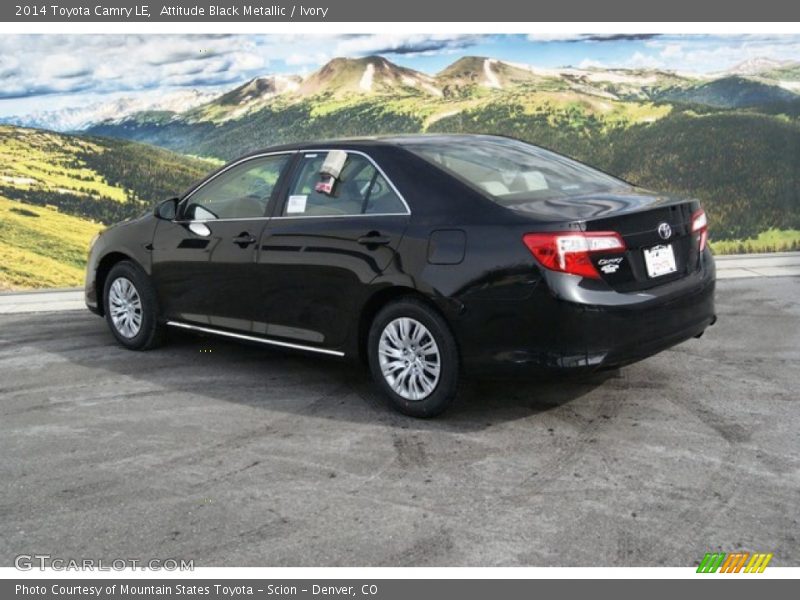Attitude Black Metallic / Ivory 2014 Toyota Camry LE