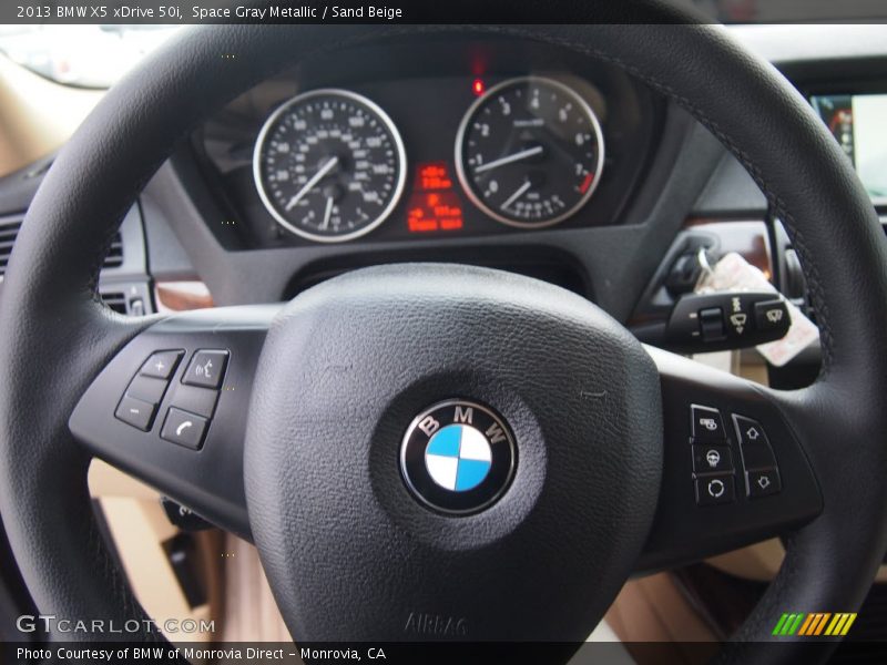 Space Gray Metallic / Sand Beige 2013 BMW X5 xDrive 50i