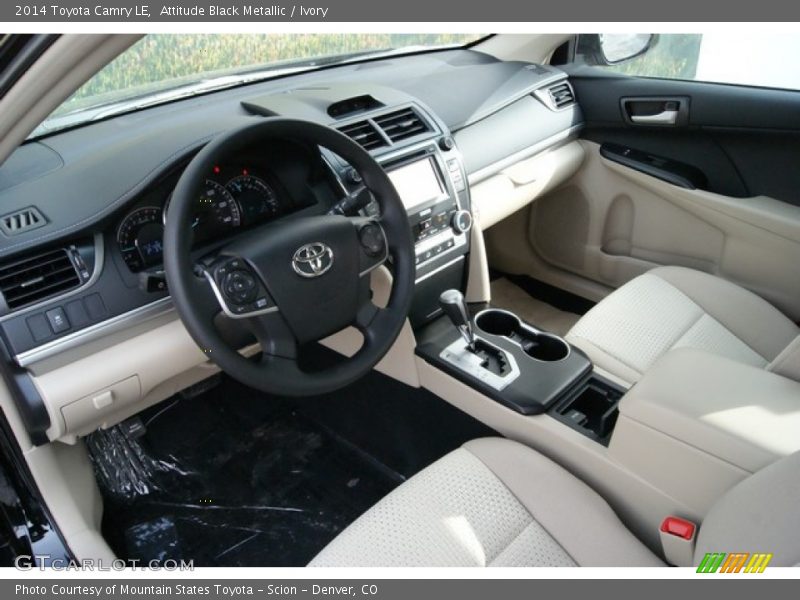 Attitude Black Metallic / Ivory 2014 Toyota Camry LE