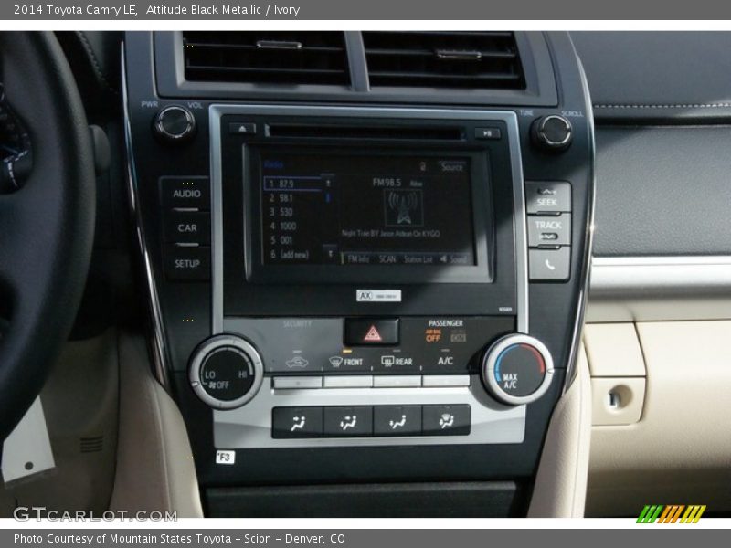 Attitude Black Metallic / Ivory 2014 Toyota Camry LE