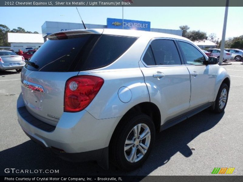 Silver Ice Metallic / Light Titanium/Jet Black 2012 Chevrolet Equinox LS