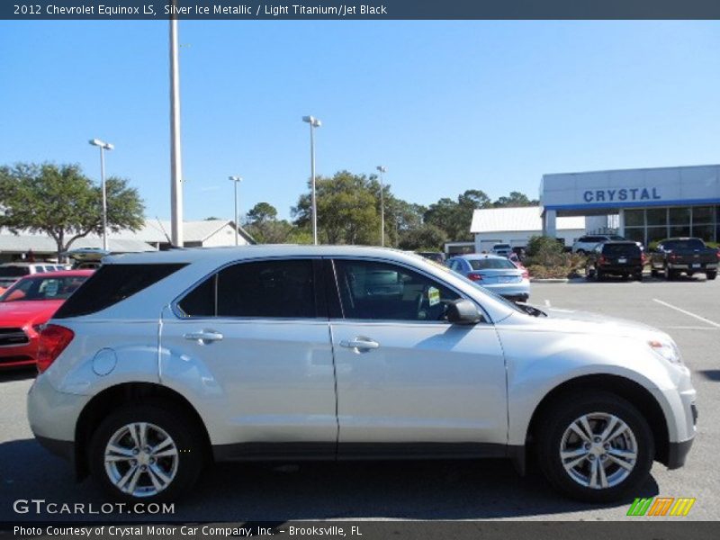 Silver Ice Metallic / Light Titanium/Jet Black 2012 Chevrolet Equinox LS