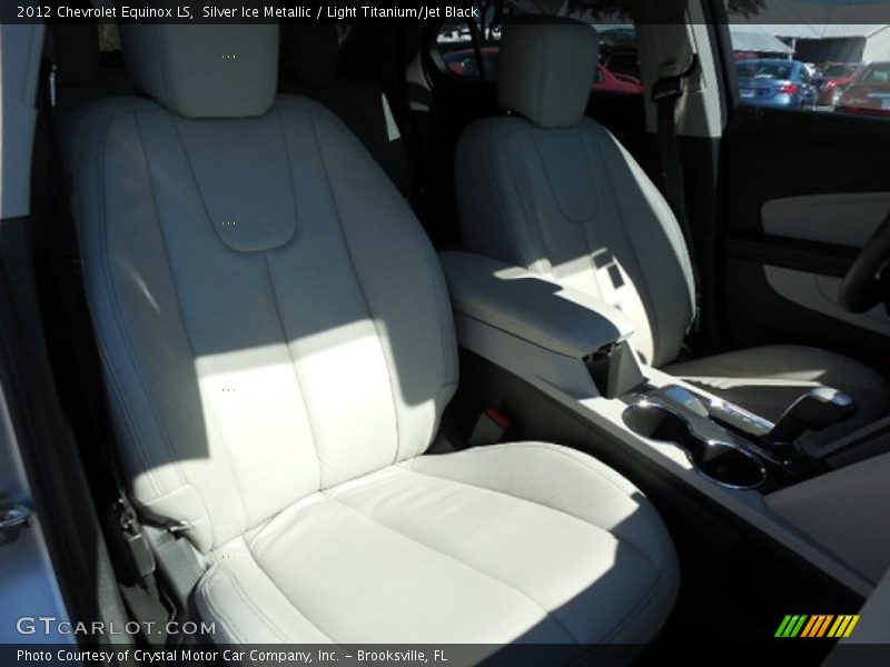 Silver Ice Metallic / Light Titanium/Jet Black 2012 Chevrolet Equinox LS