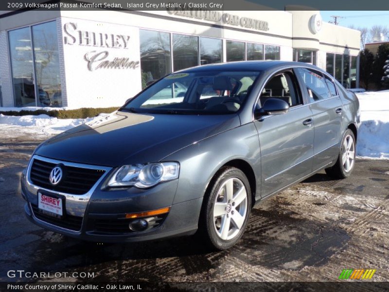 Island Grey Metallic / Classic Grey 2009 Volkswagen Passat Komfort Sedan